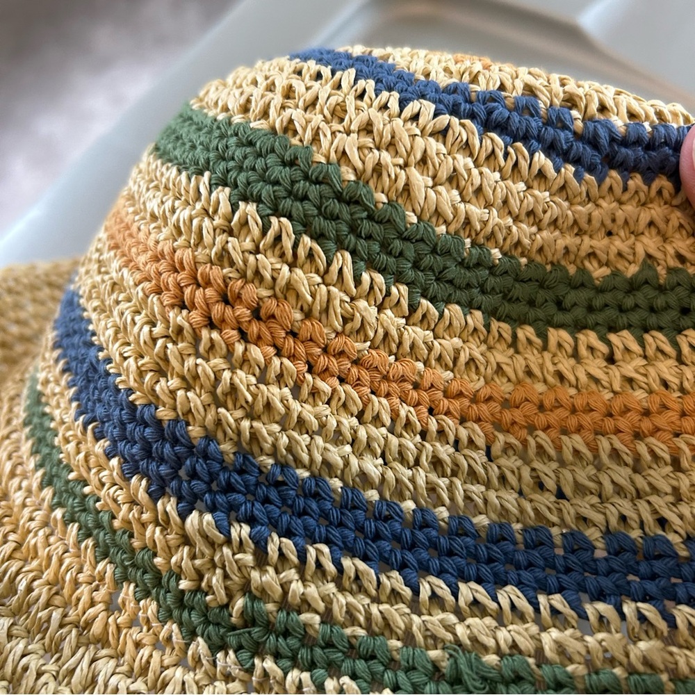 Daniele Meucci Italian Made Straw Hat. OS. - Picture 4 of 8